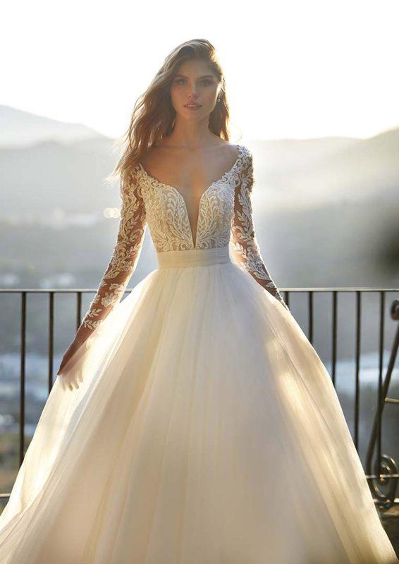 moda italiana en vestido de novia