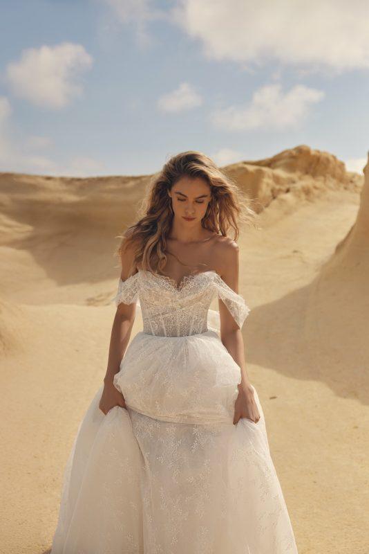 Vestido princesa de encaje