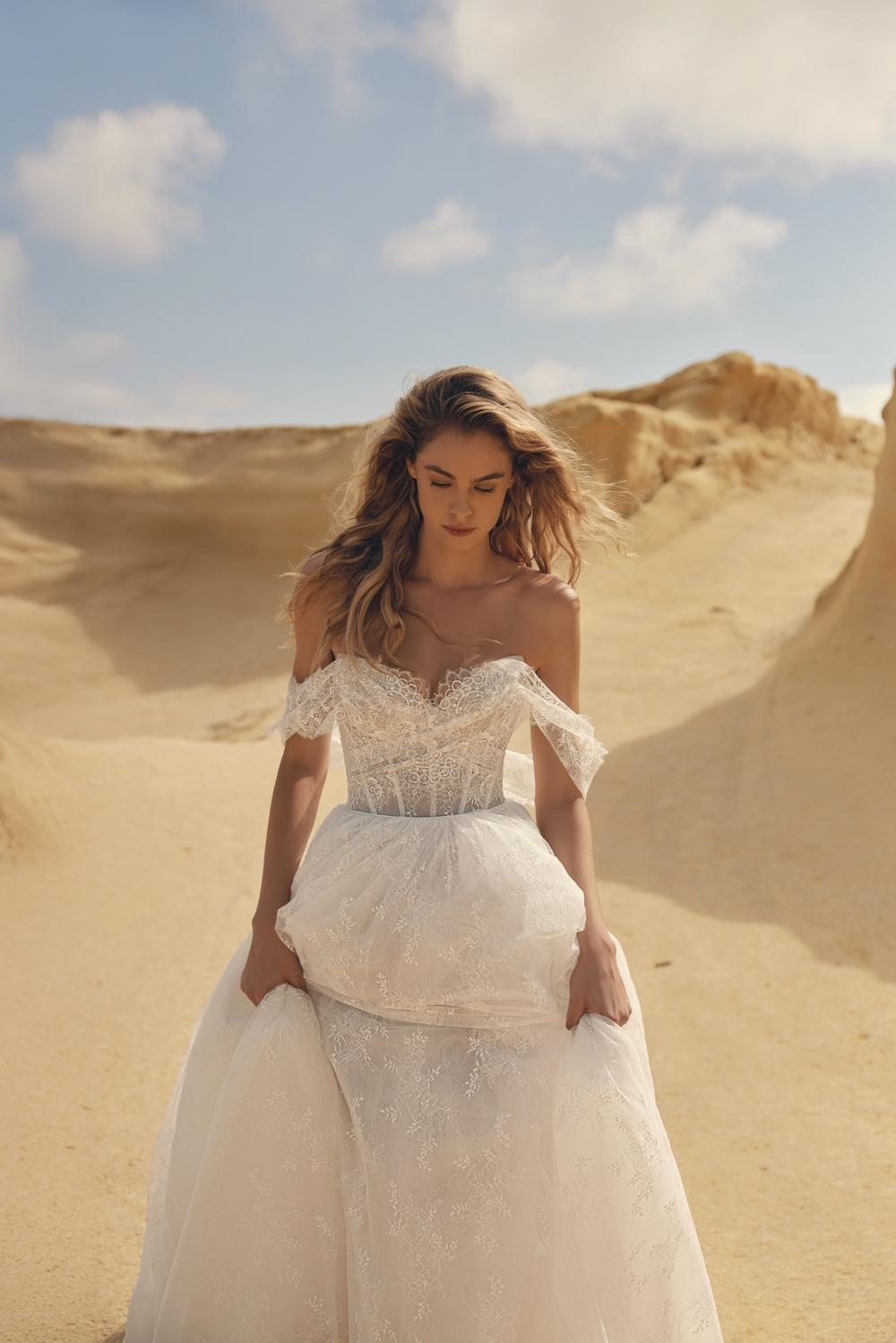 Vestido princesa de encaje
